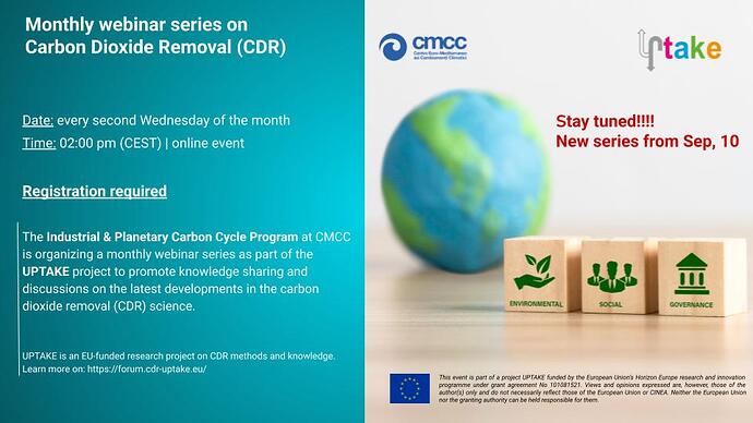 UPTAKE Monthly webinar series